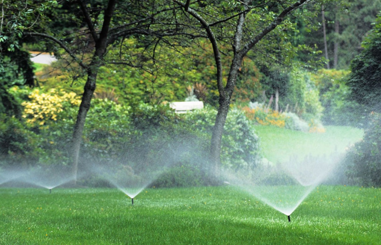 Professional irrigation installation